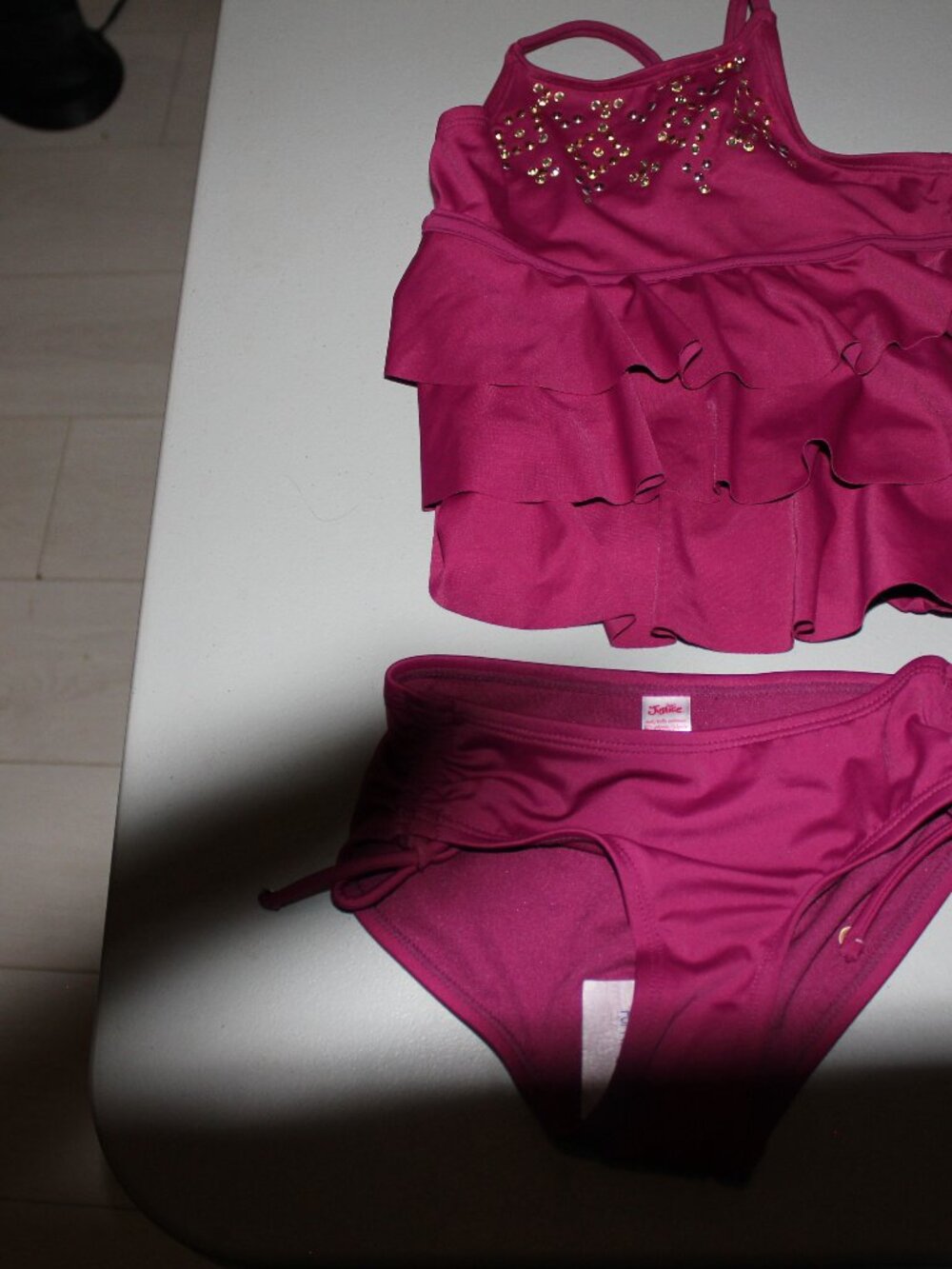 2 Pcs Justice Tankini Swimsuit Size 6